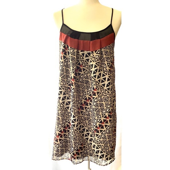 BCBGeneration triangle print mini dress - Picture 3 of 7